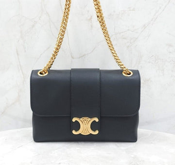 CELINE トリオペ ビクトワール ショルダーバッグ ミディアム 115853FDU 140784056 [P]