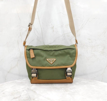 Prada Nylon Leather Crossbody Bag 2VD066 154224815 [P]