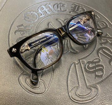 CHROME HEARTS ブラックシルバー眼鏡J040902 155163010 [P]