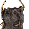 Gucci Vintage Canvas Bucket Tote Bag Backpack 473875 158716413 [P]