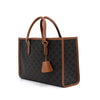 Celine Triomphe Canvas Horizontal Mini Cabas Tote Bag and Shoulder Bag 199742BZJ 158716416 [P]