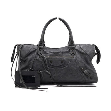 BALENCIAGA Grau Giant Part-Time Motorbag Tote 168028 158716418 [P]