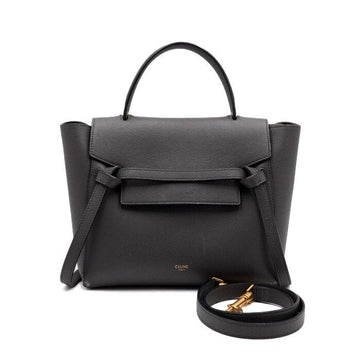 CELINE Graue Mikro-Gürteltasche Tote- und Schultertasche 189153ZVA 158716421 [P]
