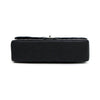 CHANEL ブラックキャビアクラシックミディアムシルバーチェーンショルダーバッグ A01112 158716430 [P]