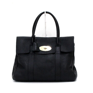 MULBERRY ブラック ベースウォーターミディアム フラップ ロック トートバッグ AA66428 158716435 [P]