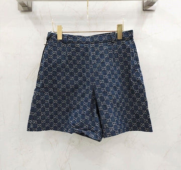 GUCCI 女性用ウォッシュドオーガニックデニムショーツ 652661 135836719 [P]