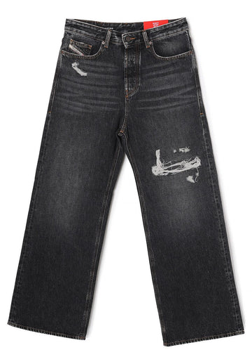 DIESEL L.32 Lockere Weite Jeans Schwarz Dunkelgrau A06370 007DN 02 154129985 [P]