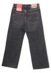 Diesel Loose Fit Wide Denim Jeans Black Dark Gray 154129985 [P]