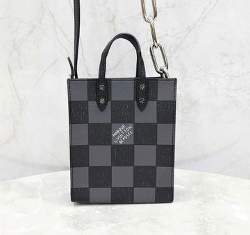 Louis Vuitton XS Damier Checkered Sac Plat Crossbody Bag N60479 140444123 [P]
