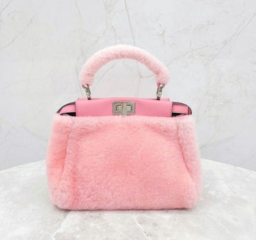 FENDI ピカブ ピンク シアリング ミニ 141632826 [P]
