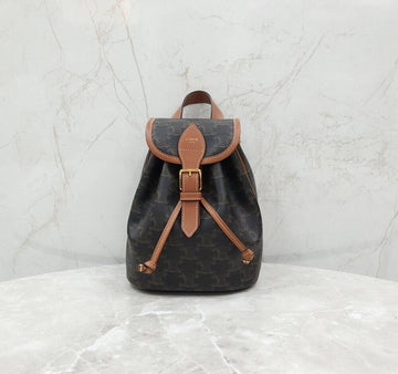 CELINE Mini Triumph Canvas Polko Rucksack 197662CAS 155484443 [P]