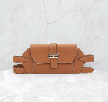 HERMES Elan Pocket 24 Bauchtasche K-Stamp Gold H010612UCAAS 148971769 [P]