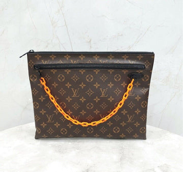 LOUIS VUITTON 限定版 バージル・アブロー モノグラム チェーン クラッチバッグ 132979238 [P]