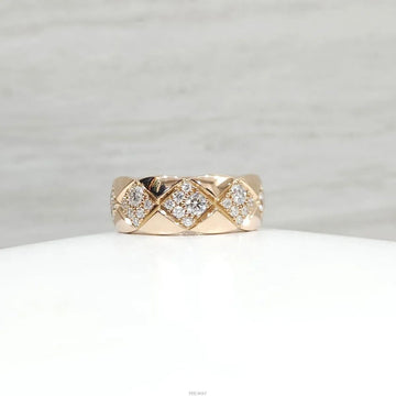 CHANEL 18k Diamant Coco Crush Motivring Small 47 18K Beige Gold J12871 158723028 [P]