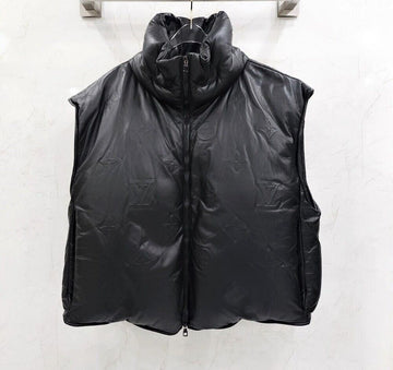 Louis Vuitton Limited Edition Monogram Boy Puffer Leather Vest 140197336 [P]