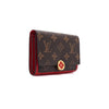 LOUIS VUITTON Monogram Fleur Kompakt Damen Brieftasche M64588 158728000 [P]