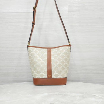 CELINE Klein Eimer Tasche aus Canvas 158730367 [P]