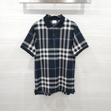 BURBERRY Karierte Baumwoll-Jacquard-Polohemd 8070667 158731115 [P]