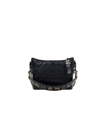 CHANEL Navy Medium Strap Logo Gabriel Hobo Bag 66337 158731215 [P]