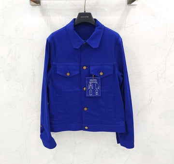 LOUIS VUITTON DNA Denim Jacke in Blau 154402560 [P]