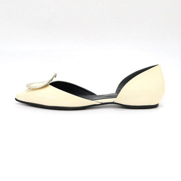 ROGER VIVIER Dorsay Ballerinas in Ivory Lackleder 37316860 158732464 [P]