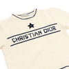 Dior Ecru Wool Cashmere Blend Short Sleeve Sweater 154S09AM305 158732990 [P]