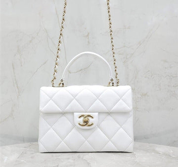 CHANEL 24P Caviar Retro Twist Medium Top Handle Bag AS4711 150501041 [P]