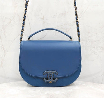 CHANEL cc CC Coco Curve Calfskin Flap Chain Shoulder Bag A93462 147639663 [P]