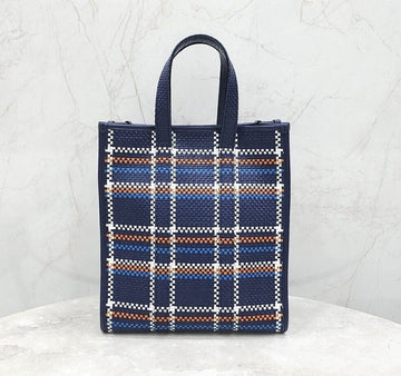 BURBERRY スモール ラティスト ポートレート レザー トートバッグ 142340573 [P]