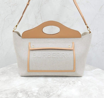Burberry New Soft Pocket Tote Shoulder Bag 8039080 130792959 [P]