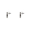 CHANEL Blue CC Silver Earrings 62442 158737948 [P]