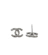 CHANEL Cubic CC Silber Ohrringe 65016 158737970 [P]
