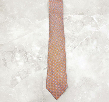 Hermes Pattern Silk Tie 137832645 [P]