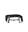 Gucci Horsebit Navy Leather Silver Belt 27563 158738152 [P]