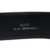 Gucci Horsebit Navy Leather Silver Belt 27563 158738152 [P]
