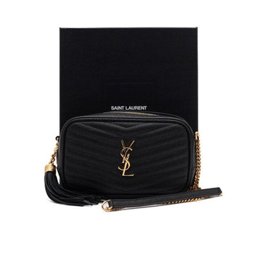 Saint Laurent Quilted Matelassé Camera Gold Chain Shoulder Bag and Crossbody AA66417 158757555 [P]