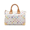 Louis Vuitton Monogram White Multi Speedy 30 Tote Bag 158757569 [P]