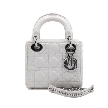 DIOR Lady Mini Tote Bag mit Silberkette aa66436 158757573 [P]