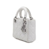 Dior Lady Mini Tote Bag with Silver Chain AA66436 158757573 [P]