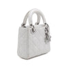 Dior Lady Mini Tote Bag with Silver Chain AA66436 158757573 [P]