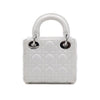 Dior Lady Mini Tote Bag with Silver Chain AA66436 158757573 [P]