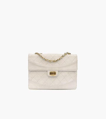 CHANEL Weiße Flap Chain Schultertasche 7216 158799670 [P]