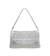 Miu Miu Silver Matelassé Crystal Shoulder Bag 65373 158799686 [P]