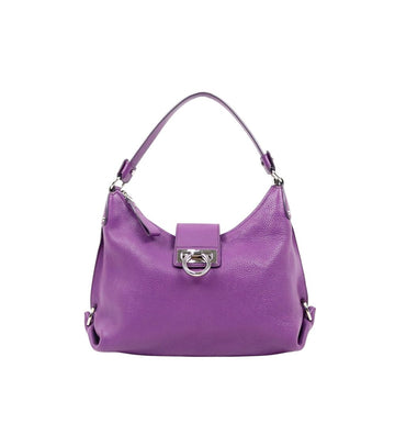 Salvatore Ferragamo Purple Gancini Hobo Bag 65520 158799687 [P]