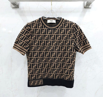 FENDI ff FF Motivstoffpullover FZY702 123516930 [P]
