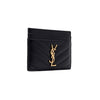 SAINT LAURENT Goldene Monogramm-Kartenhalter Geldbörse 423291 158813673 [P]