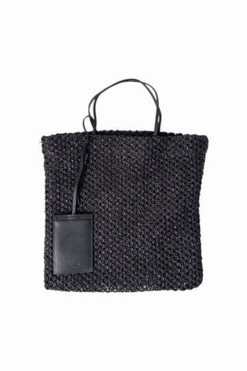 THE ROW バス 26FW ハーフ ミニ ラフィア トートバッグ 158814007 [P]