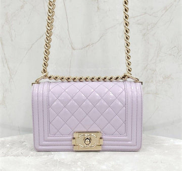 CHANEL Boy Patent Small Bag 147536794 [P]