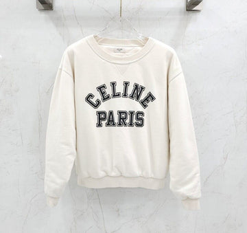 CELINE Ivory Logo Sweatshirt 2Y01A670Q 144357673 [P]
