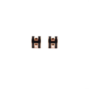 Hermes Black POP H Earrings AA66384 158819874 [P]